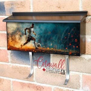 Soccer Football Player Wall-mounted Townhouse Mailbox Cover