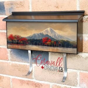 Beautiful Landscape Around Lake Kawaguchiko In Yamanashi Wall-mounted Townhouse Mailbox Cover
