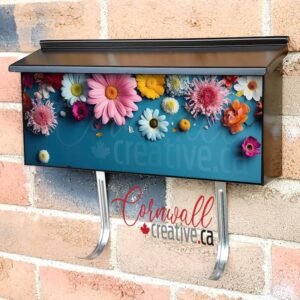 Flowers Composition Romantic Flowers Wall-mounted Townhouse Mailbox Cover