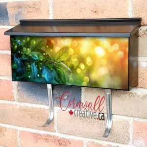 Abstract Natural Beautiful Colorful Scene Wall-mounted Townhouse Mailbox Cover
