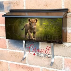 Cute Animal On Nature Wall-mounted Townhouse Mailbox Cover