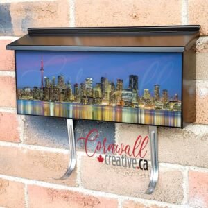 Downtown Toronto City Skyline Cityscape Of Canada Wall-mounted Townhouse Mailbox Cover
