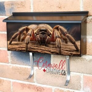 Tarantula On Tree Branch Wall-mounted Townhouse Mailbox Cover