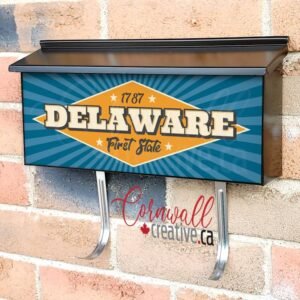 US States Delaware Wall-mounted Townhouse Mailbox Cover
