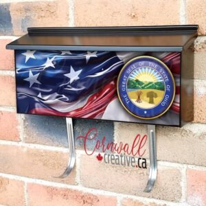 US States Ohio State Seal Wall-mounted Townhouse Mailbox Cover