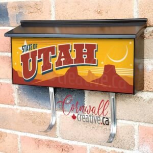 US States Utah Wall-mounted Townhouse Mailbox Cover