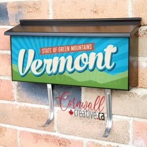 US States Vermont Wall-mounted Townhouse Mailbox Cover