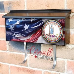 US States Virginia State Seal Wall-mounted Townhouse Mailbox Cover