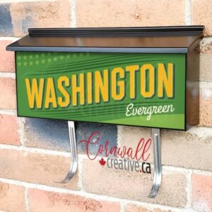 US States Washington Wall-mounted Townhouse Mailbox Cover