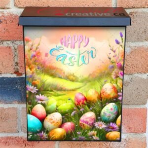 Easter Wonderland Colonial Mailbox Cover