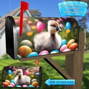 Easter Goose Baby Rural Farm Mailbox Cover