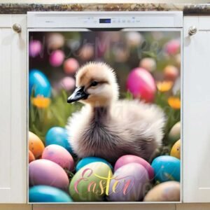 Easter Goose Baby Magnetic Dishwasher Door Cover