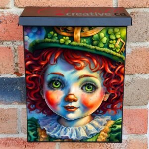 St. Patrick Raggedy Ann Colonial Mailbox Cover