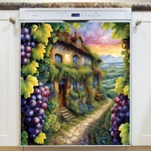 Tuscan Villa with Winery Magnetic Dishwasher Door Cover