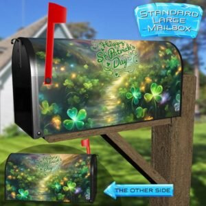 St. Patrick Day Path Rural Farm Mailbox Cover