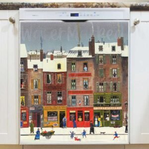 A la Bonne Franquette by Michel Delacroix Magnetic Dishwasher Door Cover