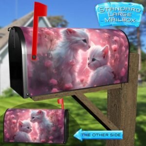 Adorable Baby Kittens Rural Farm Mailbox Cover