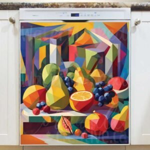 Abstract Still Life Fruit Magnetic Dishwasher Door Cover