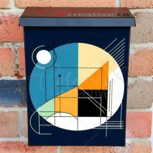 Minimalist Zen Art Colonial Mailbox Cover