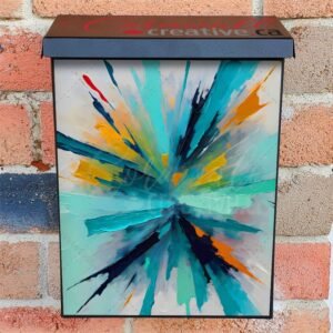 Modern Abstract Art 2 Colonial Mailbox Cover