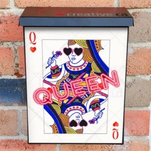 The Queen of Hearts Colonial Mailbox Cover