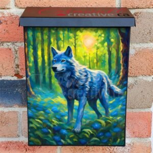 Beautiful Cougar Couple Colonial Mailbox Cover