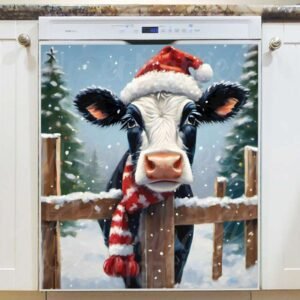 Buttercup is Waiting for Santa Magnetic Dishwasher Door Cover