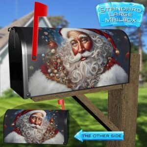 Gorgeous Victorian Santa Rural Farm Mailbox Cover