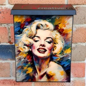 Smiling Marilyn Monroe Colonial Mailbox Cover