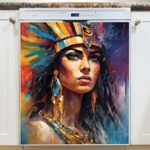 Gorgeous Native Girl Magnetic Dishwasher Door Cover
