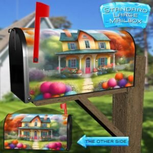 The Cotton Candy Cottage Rural Farm Mailbox Cover