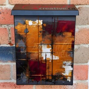 Modern Abstract Art Colonial Mailbox Cover