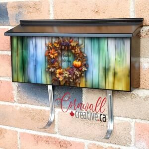 Autumn Welcome Wreath Wall-mounted Townhouse Mailbox Cover