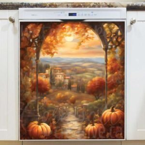 Autumn in Tuscany 2 Magnetic Dishwasher Door Cover