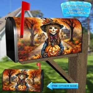 Raggedy Ann Scarecrow Rural Farm Mailbox Cover