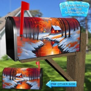 October Farmhouse Rural Farm Mailbox Cover