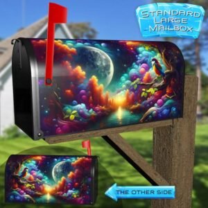 Little Bird in Fantasyland Rural Farm Mailbox Cover