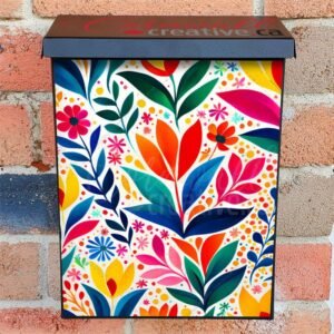 Matisse Inspired Flower Art Colonial Mailbox Cover