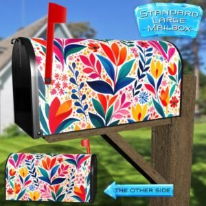 Matisse Inspired Flower Art Rural Farm Mailbox Cover