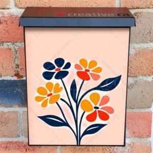 Henri Matisse Style Flower Colonial Mailbox Cover