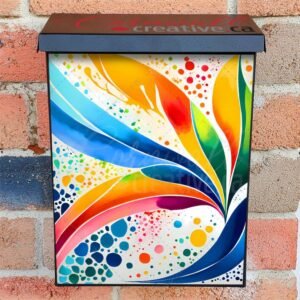 Beautiful Modern Abstract Art Colonial Mailbox Cover