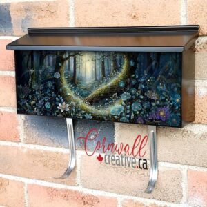 Fairy Flowers in the Forest Wall-mounted Townhouse Mailbox Cover