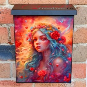 Valentine’s Day Fairy Colonial Mailbox Cover