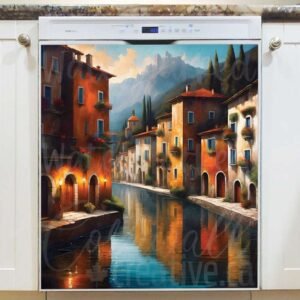 Beautiful Canal in Venice 2 Magnetic Dishwasher Door Cover