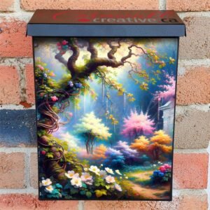 Beautiful Lush Garden Colonial Mailbox Cover