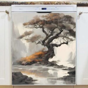 Gorgeous Minimalist Landscape Magnetic Dishwasher Door Cover