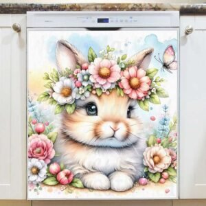Little Bunny’s First Summer Magnetic Dishwasher Door Cover