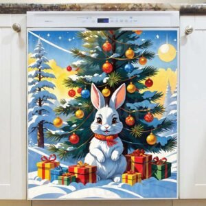 Christmas in the Forest 2 Magnetic Dishwasher Door Cover