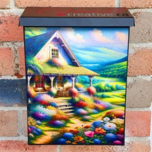 Blooming Cottage Garden Colonial Mailbox Cover