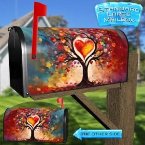 Valentine’s Heart Tree Rural Farm Mailbox Cover